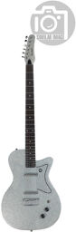 56 Baritone Silver Metal Flake Black Metal Flake