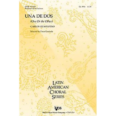 Guastavino Carlos - Una De Dos Satb & Piano - #6 From Indianas