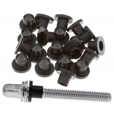 TRW20B - Rondelles Nylon Pour Tirants - Noir (X20)