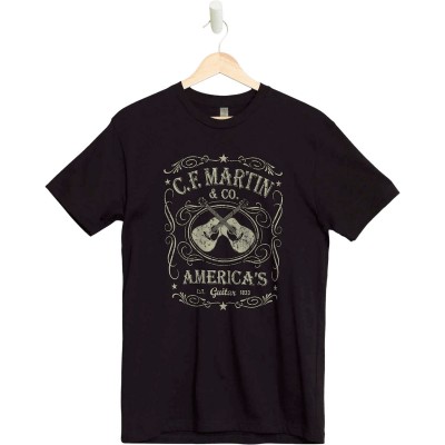 Tee-Shirt Dual Guitar Black S