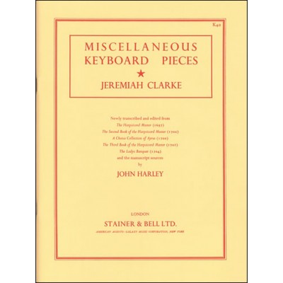 Jeremiah Clarke - Miscellaneous Keyboard Pieces