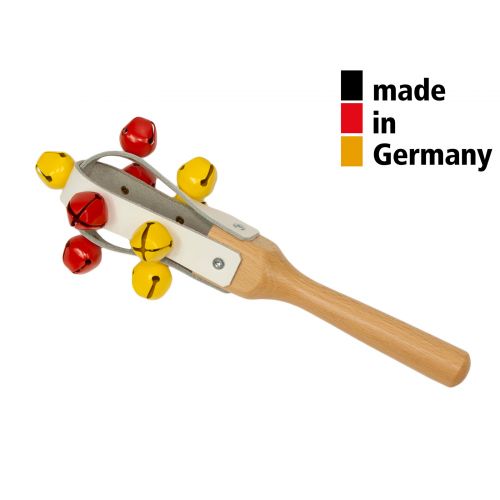 Maracas Cuir 25CM Avec 9 Grelots - 3+