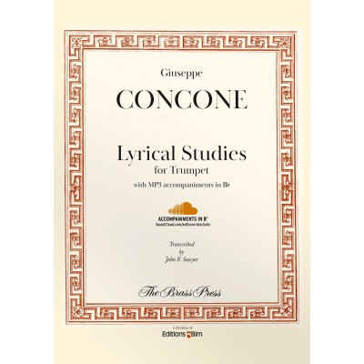 Concone G. - Lyrical Studies - Trompette