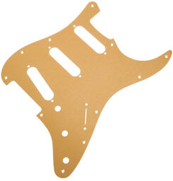 Pickguard Strat. Gold SSS 11 Or
