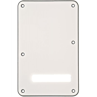 Backplate, Straster, White (W/B/W), 3-Ply