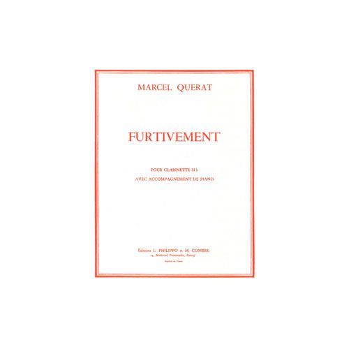 Querat - Furtivement - Clarinette et Piano
