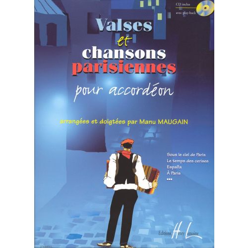 Maugain - Valses et Chansons Parisiennes + CD - Accordeon