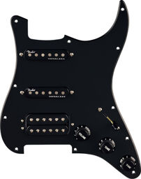 Pre Wired Pickguard HSS BK