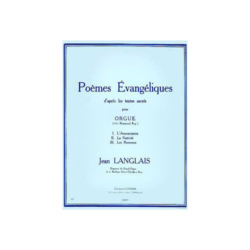 Langlais - Poèmes Évangéliques (3) - Orgue