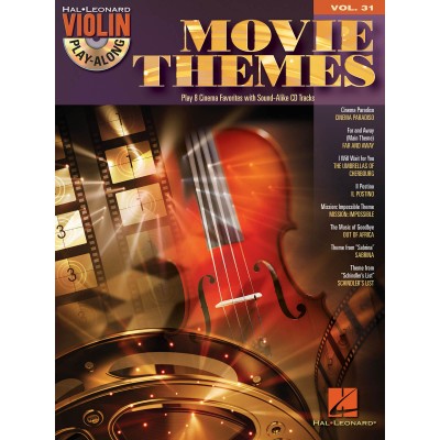 Violin Play Along Volume 31 Movie Themes + Audio En Ligne - Violin
