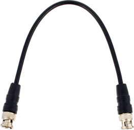 BNC Cable 50 Ohm 0.25m Noir