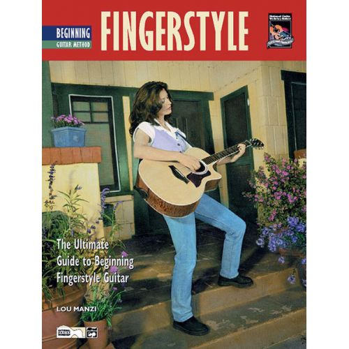 Manzi Lou - Beginning Fingerstyle Guitar + DVD - Guitar