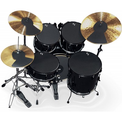 Pack Sourdine 10/12/14/14/18 + HI-hat + 2 Cymbales