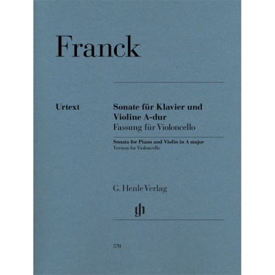 Franck C. - Violin Sonata - Version For Violoncello