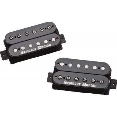 Humbucker 7 Cordes Black Winter Kit, Noir