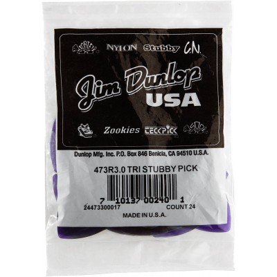 Tri Stubby, Sachet De 24, Dark Purple, 3.00 Mm
