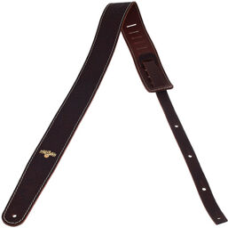 Guitar Strap Marron avec gaufrage Western Rose