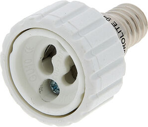 Socket Adapter E-14 to GU-10 Blanc