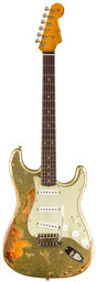 LTD 61 Strat SHR GSo3CSB Gold Sparkle over 3