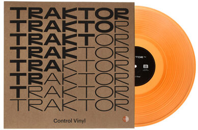 Traktor Control Vinyl Orange Orange transparent