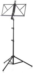 Music Stand Aluminium Black Noir