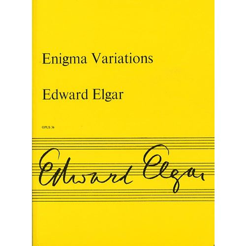 VARIATIONS ON AN ORIGINAL THEME 'ENIGMA' OP.36 FOR ORCHESTRA. MINIATURE SCORE - ORCHESTRA