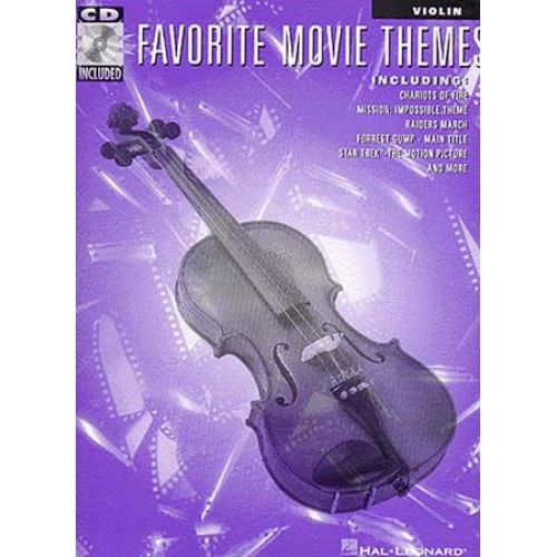 FAVORITE MOVIE THEMES + CD - VIOLIN