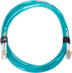 LWL cable OM4 10m LC Duplex Turquoise