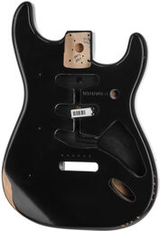 Body Road Worn 50s Strat BLK Noir