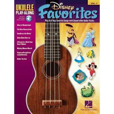 Ukulele Play Along Volume 7 Disney Favorites + Audio En Ligne - Ukulele