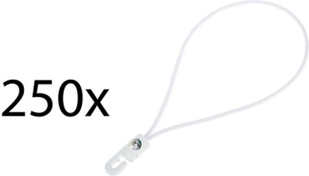 Spannfix Ø 4mm White 250 pcs. Blanc