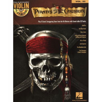 VIOLIN PLAY ALONG VOLUME 23 PIRATES OF THE CARIBBEAN + MP3 - VIOLIN