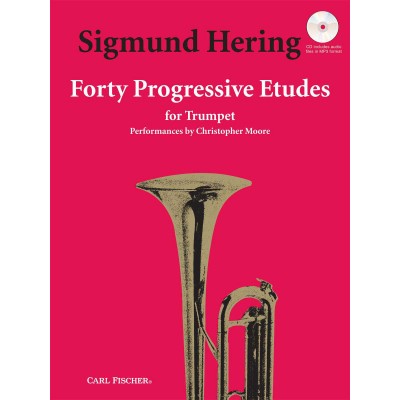Hering - 40 Etudes Progressives Pour Trompette + Audio En Ligne