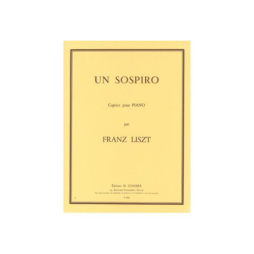 Listz - Un SOSPIRO-caprice Poétique 3 - Piano