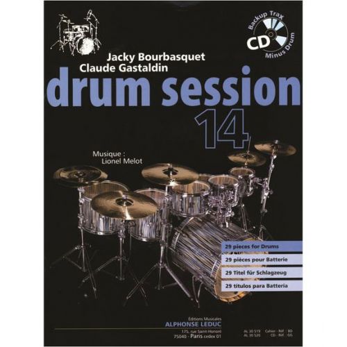 BOURBASQUET/GASTALDIN/MELOT - DRUM SESSION VOL.14 + CD