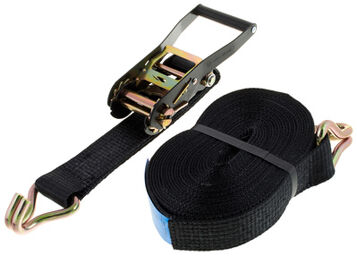 Ratchet Hook Strap 50mm x 10m Noir