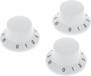 Silver Sky Knobs White Blanc