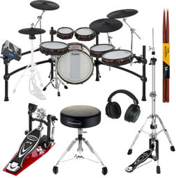 Strata Prime E-Drum Kit Bundle Noir