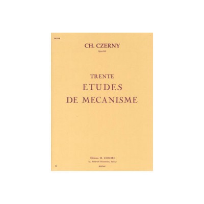 Czerny - Etudes De Mécanisme (30) OP849 - Piano