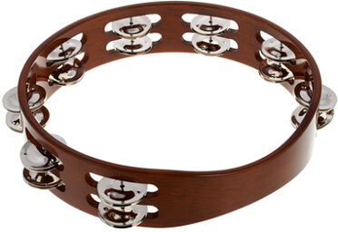 TA2AB Wood Tambourine African Brown