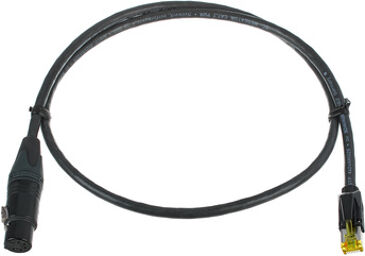 CAT7 XLRf Adapter 1m black