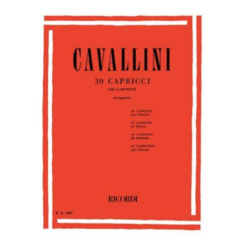 Cavallini E. - 30 Capricci - Clarinette
