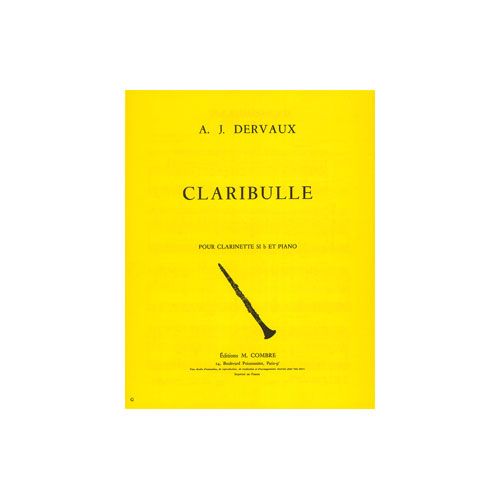 Dervaux - Claribulle - Clarinette et Piano