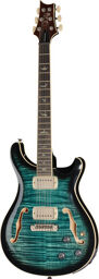 SE Hollowbody II Piezo PBSB Peakock Blue Smokeburst
