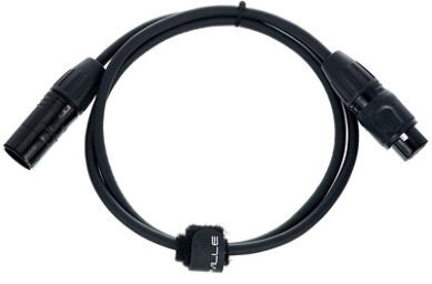 PDC5BK IP65 DMX Cable 1m 5pin