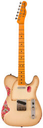 '67 Custom Tele HVY REL AB Antigua Burst over Pink Paisley
