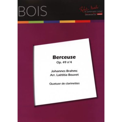 Brahms Johannes - Berceuse Op.49 N°4 - 4 Clarinettes