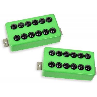 SET HUMBUCKERS INVADERS SH-8 LIME GREEN