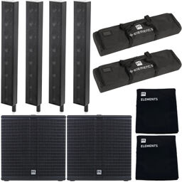 Elements 2x835/E115 Power Set noir