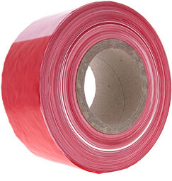 Barrier Tape 500m Wh/Rd Rouge